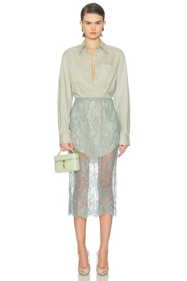 Depru Romantic Flower Lace Dress