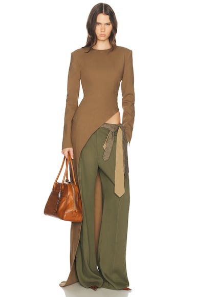 Wool Blend Asymmetrical Tunic, image 2 of 2