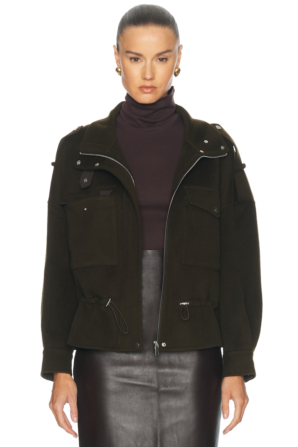NICHOLAS Ciara Drawcord Blouson Jacket