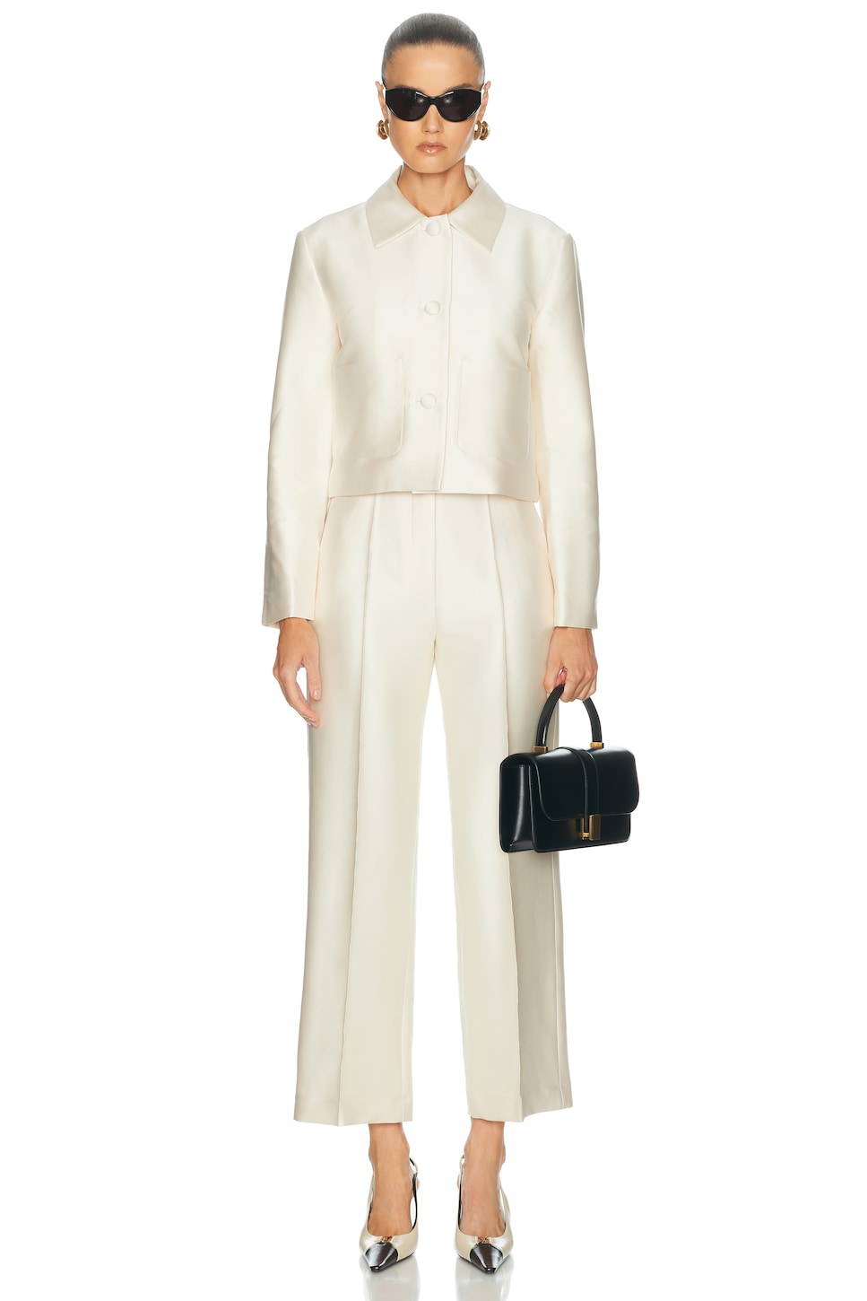 RENGGLI Satin Pintuck Pant