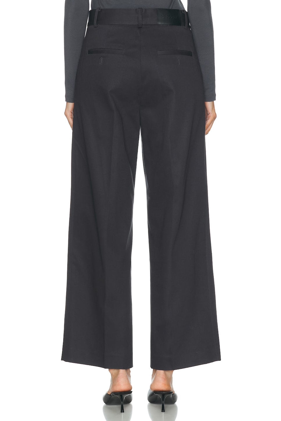 RENGGLI Cotton Sateen Relaxed Trouser