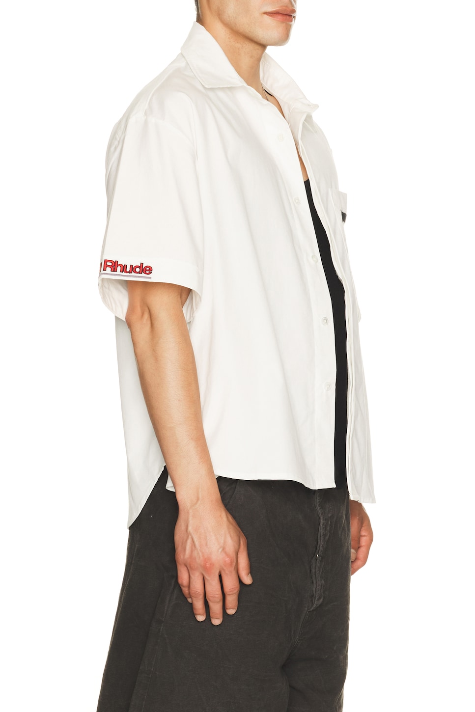 Rhude 페트롤 오버사이즈 메카닉 셔츠