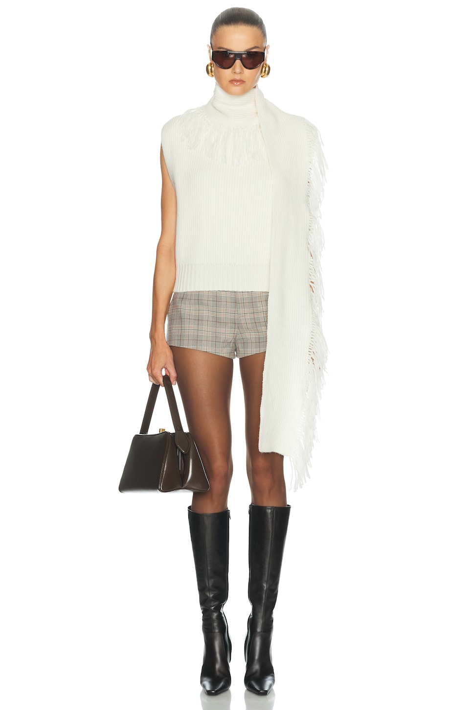 SIR. Livae Knitted Scarf Sweater