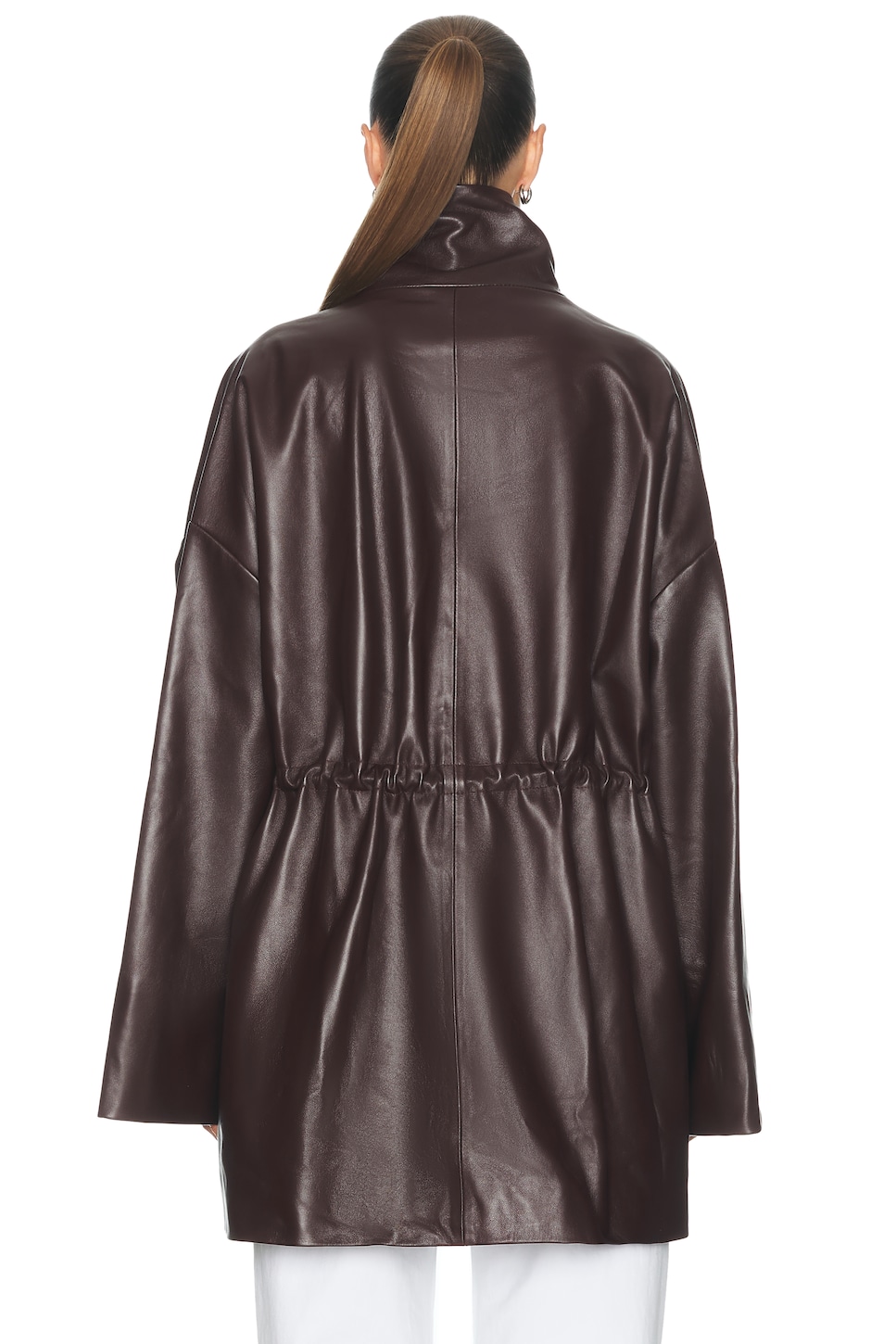 TOVE Erna Leather Coat